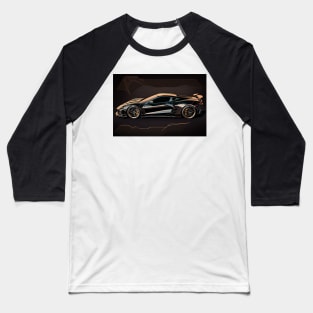 corvette c8 z06-black Baseball T-Shirt